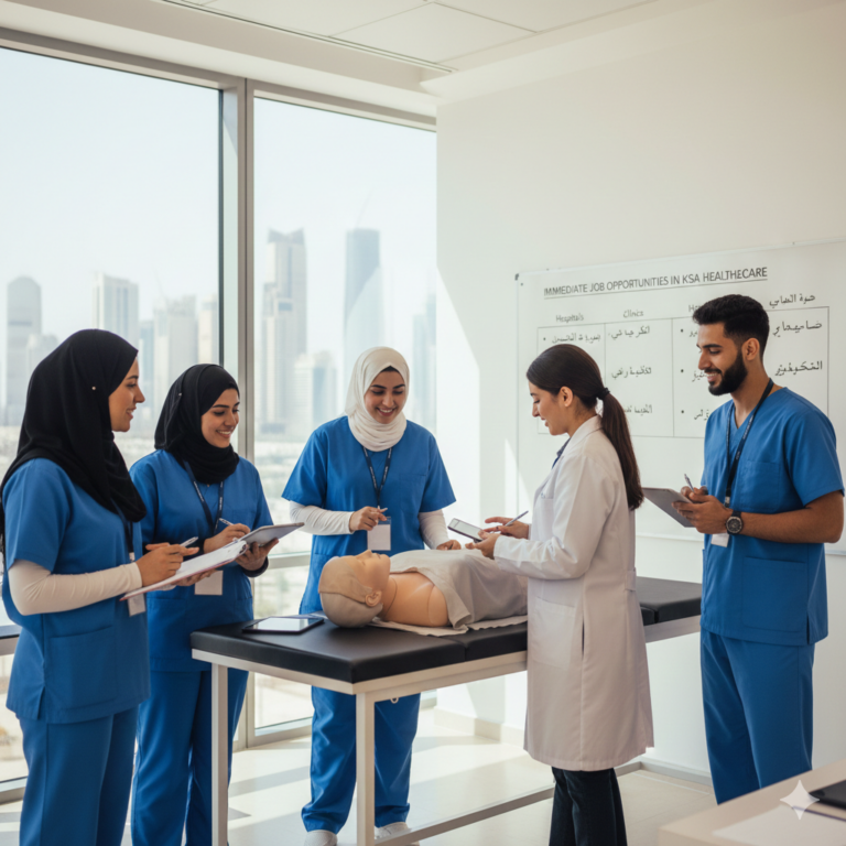 Why Enrol in Our Healthcare Course in Saudi Arabia for Immediate Job Opportunities